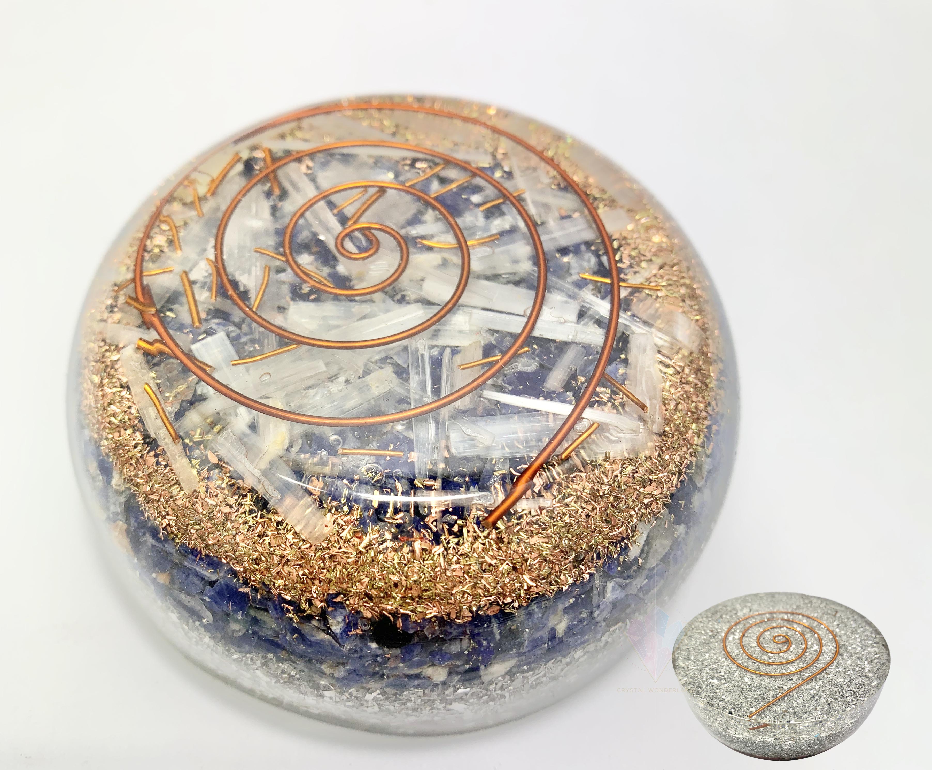 New Sodalite Orgonite Tower Buster Dome