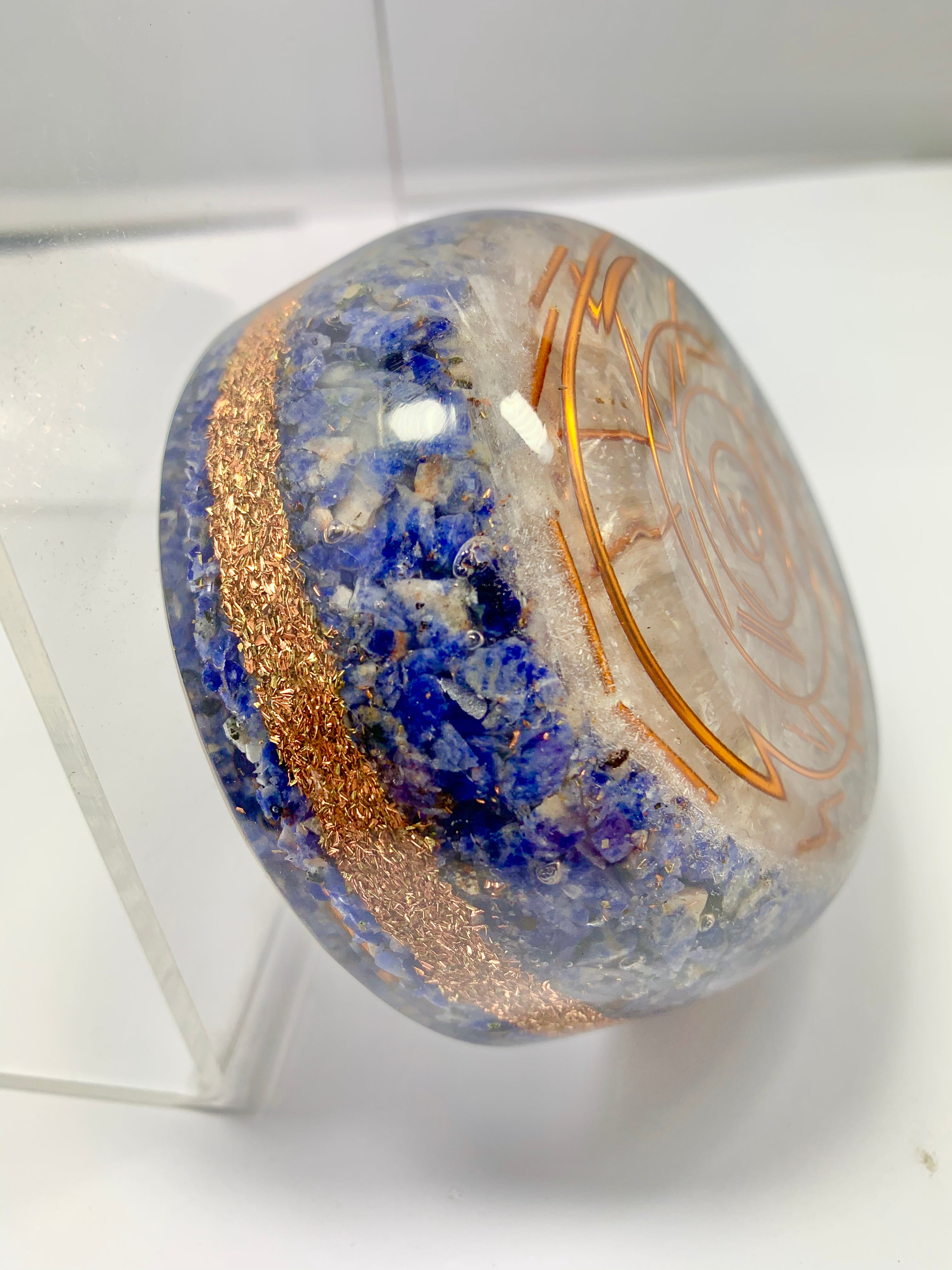 Sodalite Orgonite Tower Buster Dome