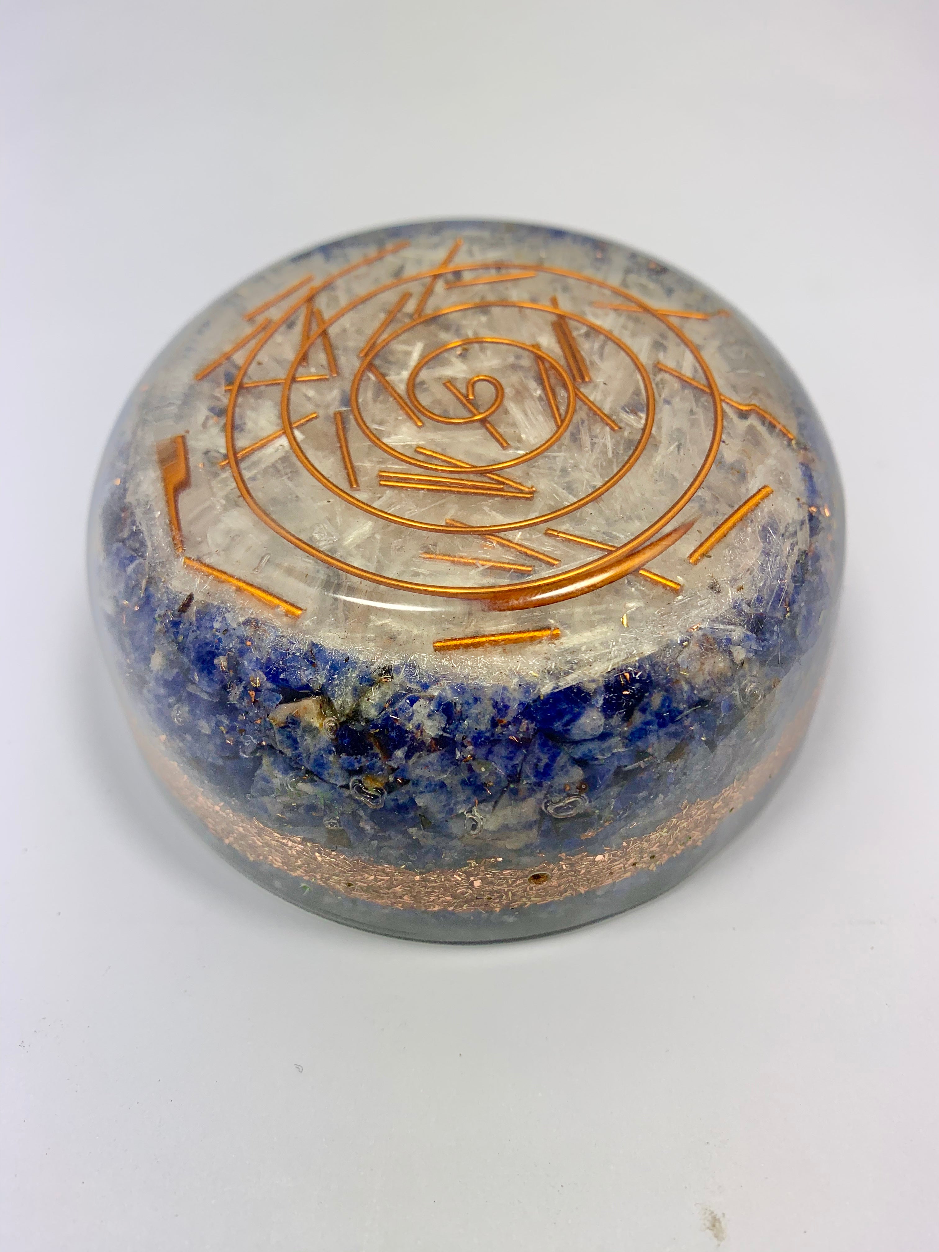 Sodalite Orgonite Tower Buster Dome