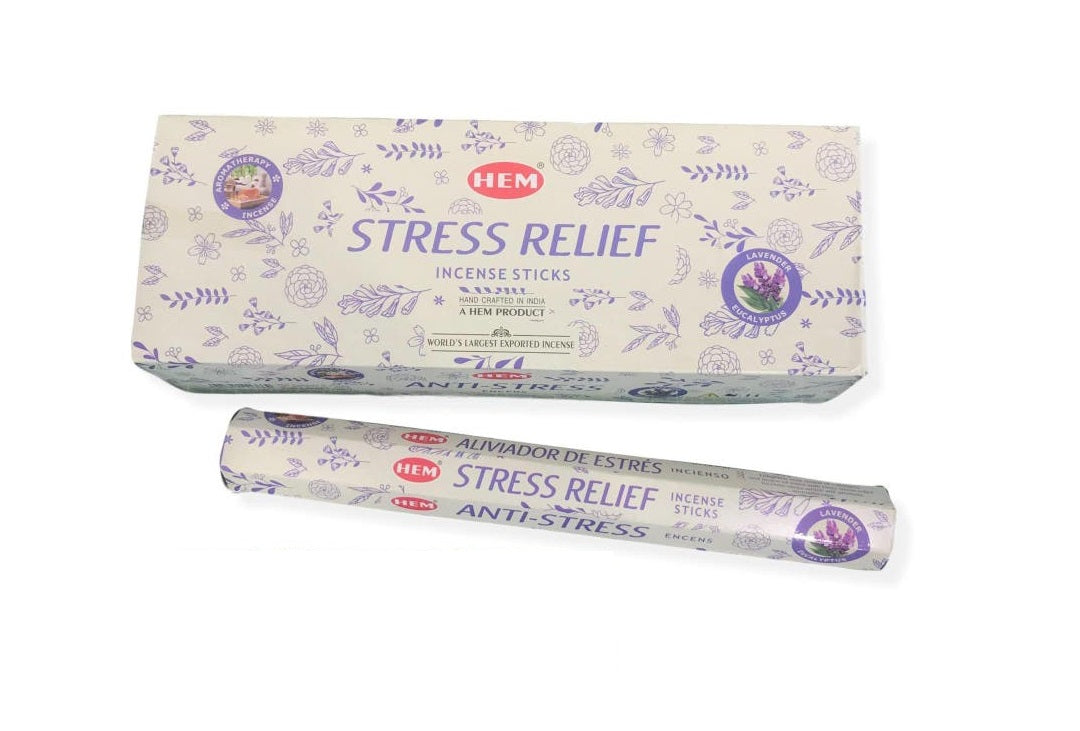 Stress Relief 120 Incense Sticks HEM
