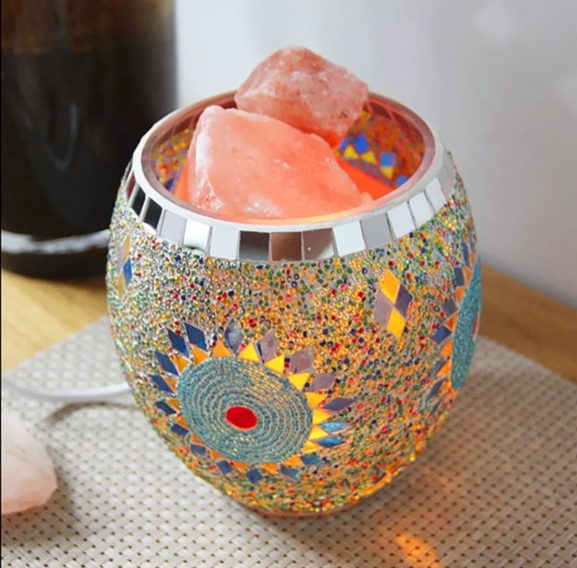 Sunflower Bowl Himalayan Salt Lamp