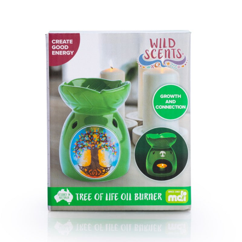 Tree of Life Oil Burner Ceramic Wax Melts Tealight Candles Holder