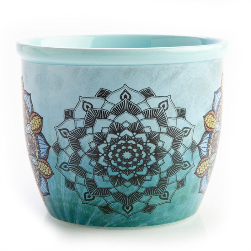Wild Scents Mandala Ceramic Smudge Bowl Incense Burner