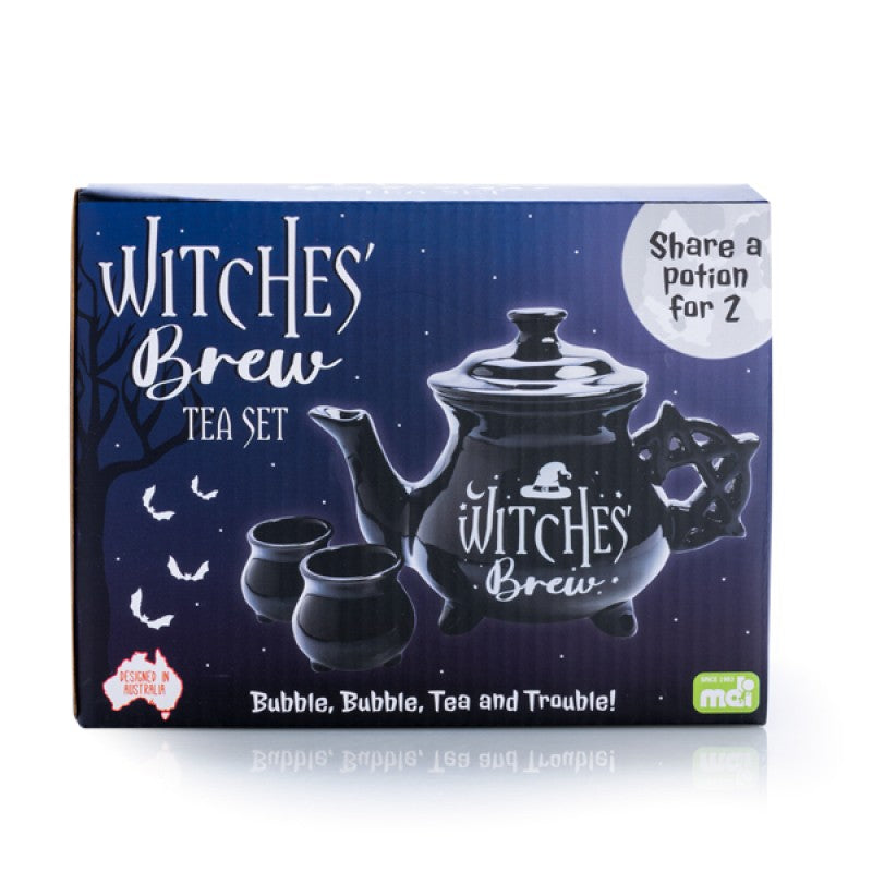Witches' Brew Cauldron Tea Set
