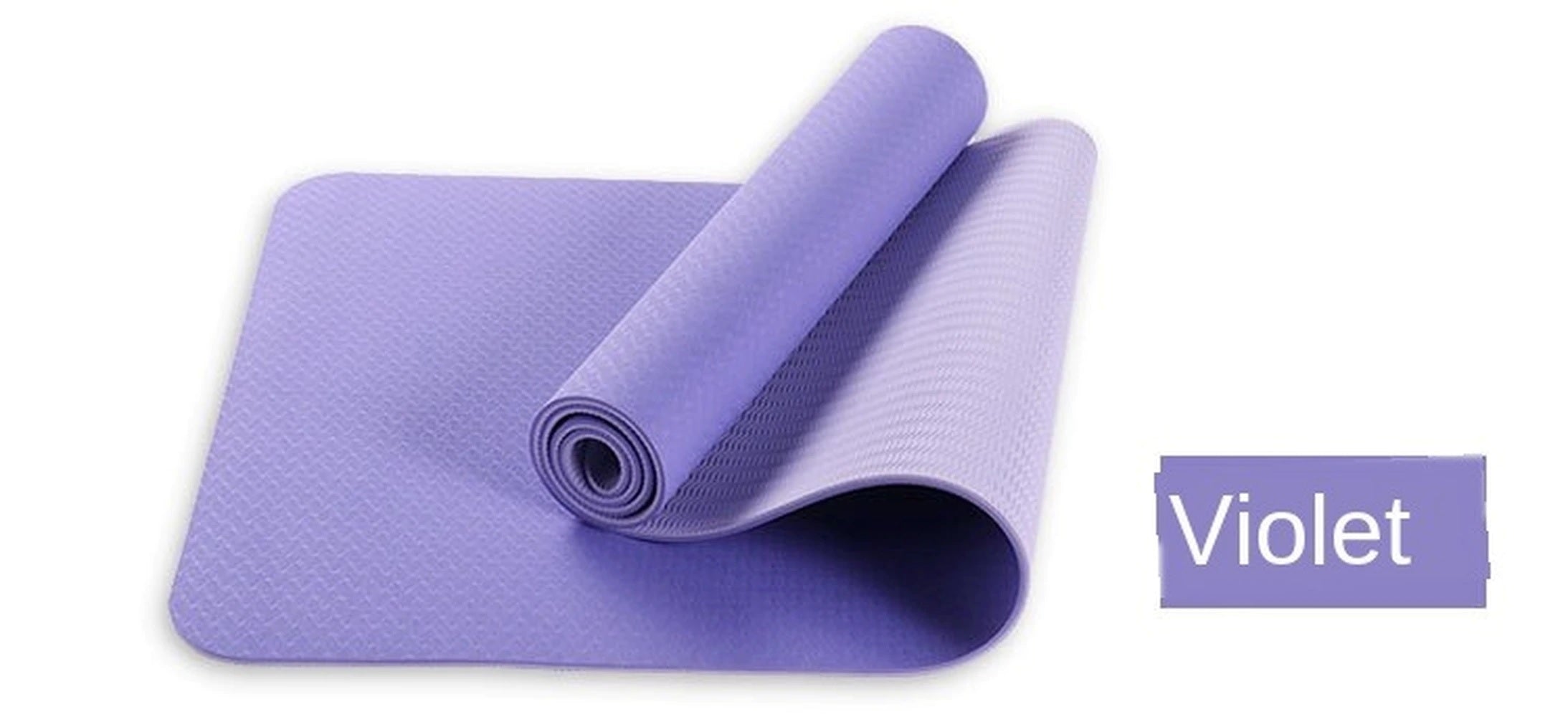 TPE Yoga Mat Non-Slip 183x61x0.6cm
