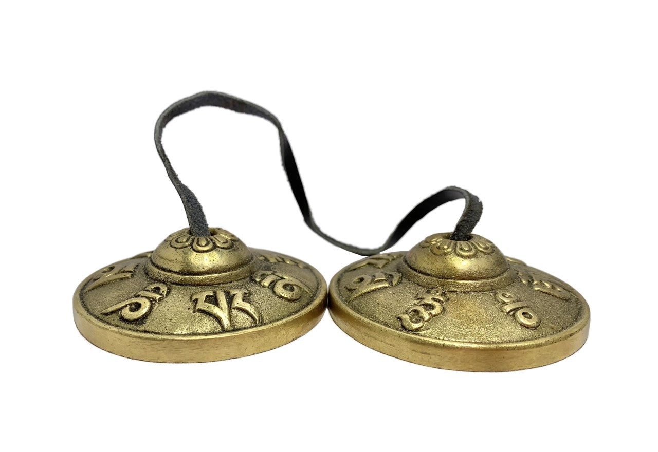 Tibetan Brass Tingsha Bell Cymbals Mantra Chanting