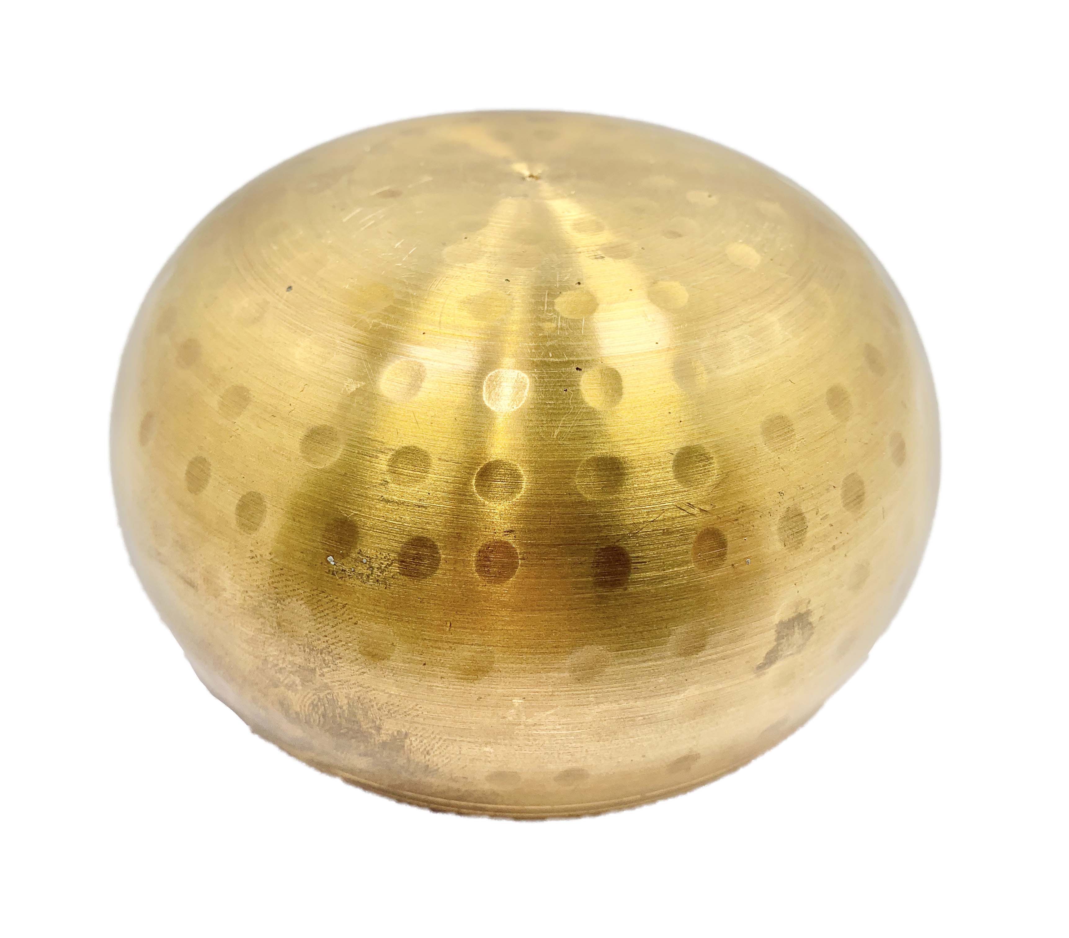 Tibetan Singing Bowl Hand Beaten Hammered Brass 15cm