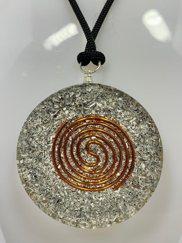 Tiger Eye Double Side Orgonite Pendant