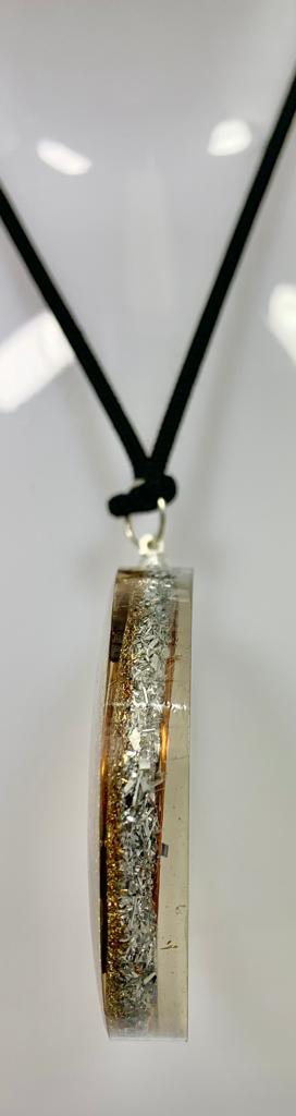 Tiger Eye Double Side Orgonite Pendant