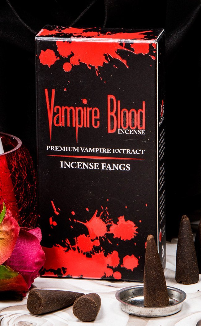 Vampire Blood 120 Incense Cone Fangs Nandita Fragrances
