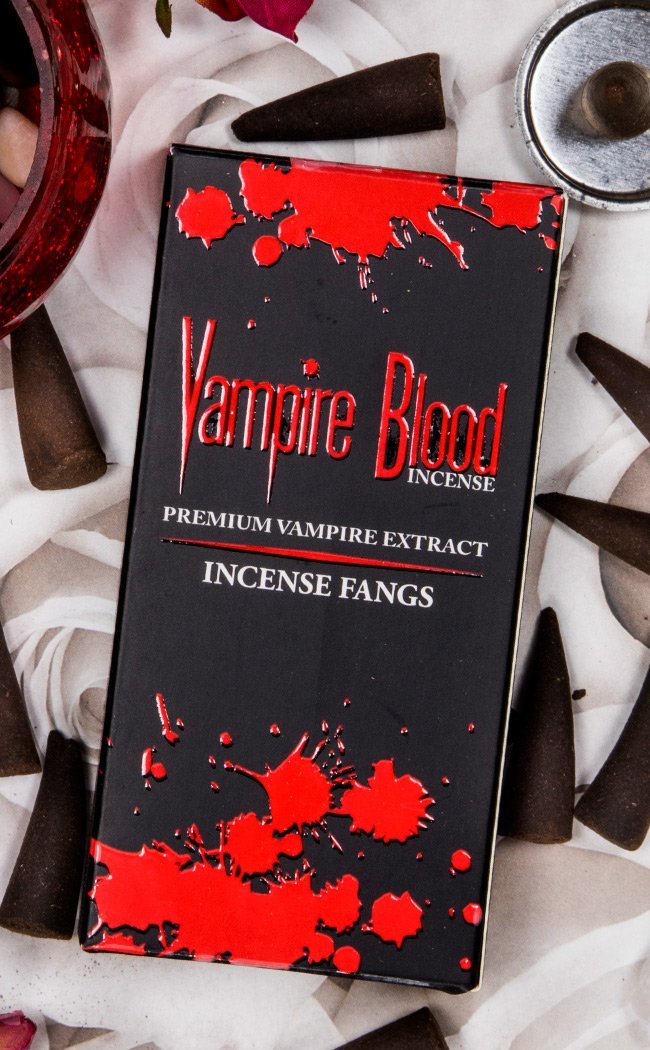 Vampire Blood 120 Incense Cone Fangs Nandita Fragrances