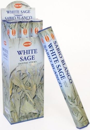 White Sage 120 Incense Sticks HEM