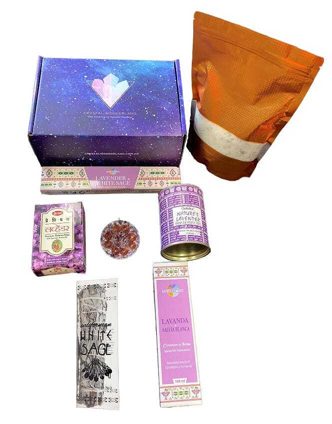 Californian White Sage Lavender Clearing & Cleansing Hamper Gift Set