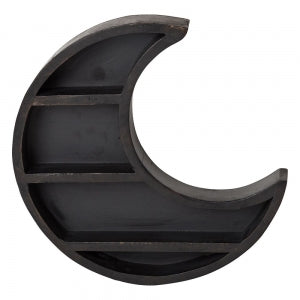 Crescent Moon Wooden Wall Panel 30cm
