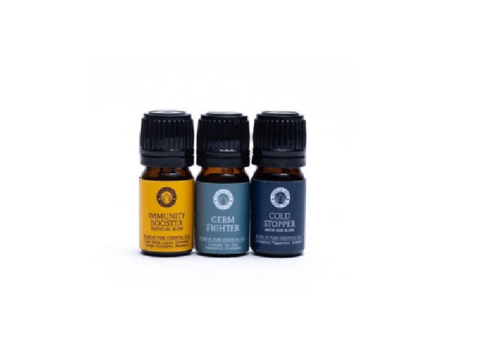 Gift Set Song of India Essential Oil Blend Immunity-GermFighter-Cold Wellness