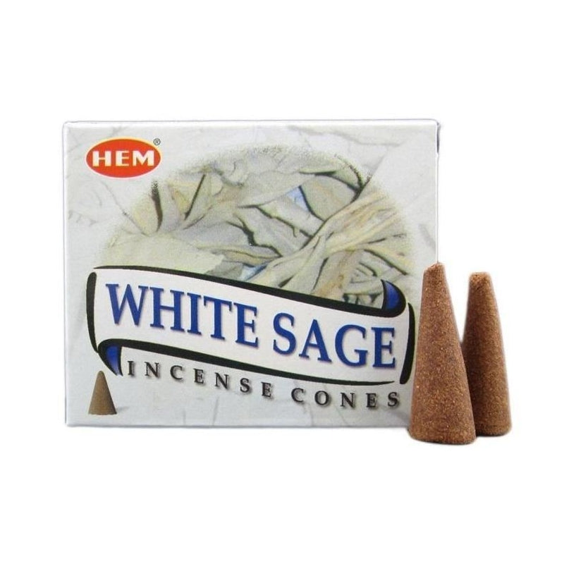 White Sage 120 Cone Incense HEM