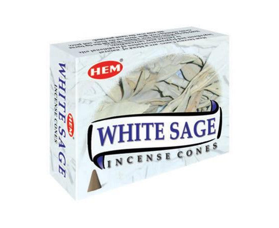 White Sage 120 Cone Incense HEM