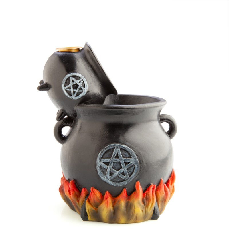 Witches' Cauldrons with LED Flames Backflow Burner