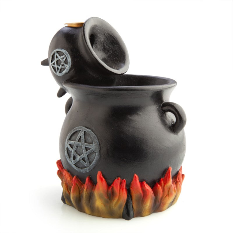 Witches' Cauldrons with LED Flames Backflow Burner
