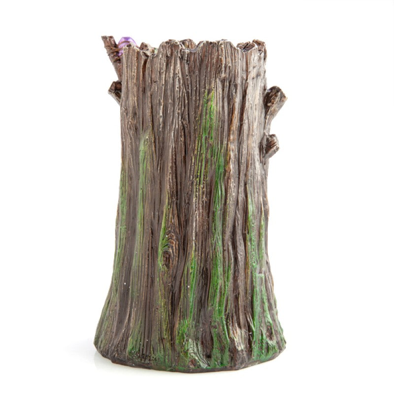 Wizard in Geode Tree LED Backflow Incense Burner