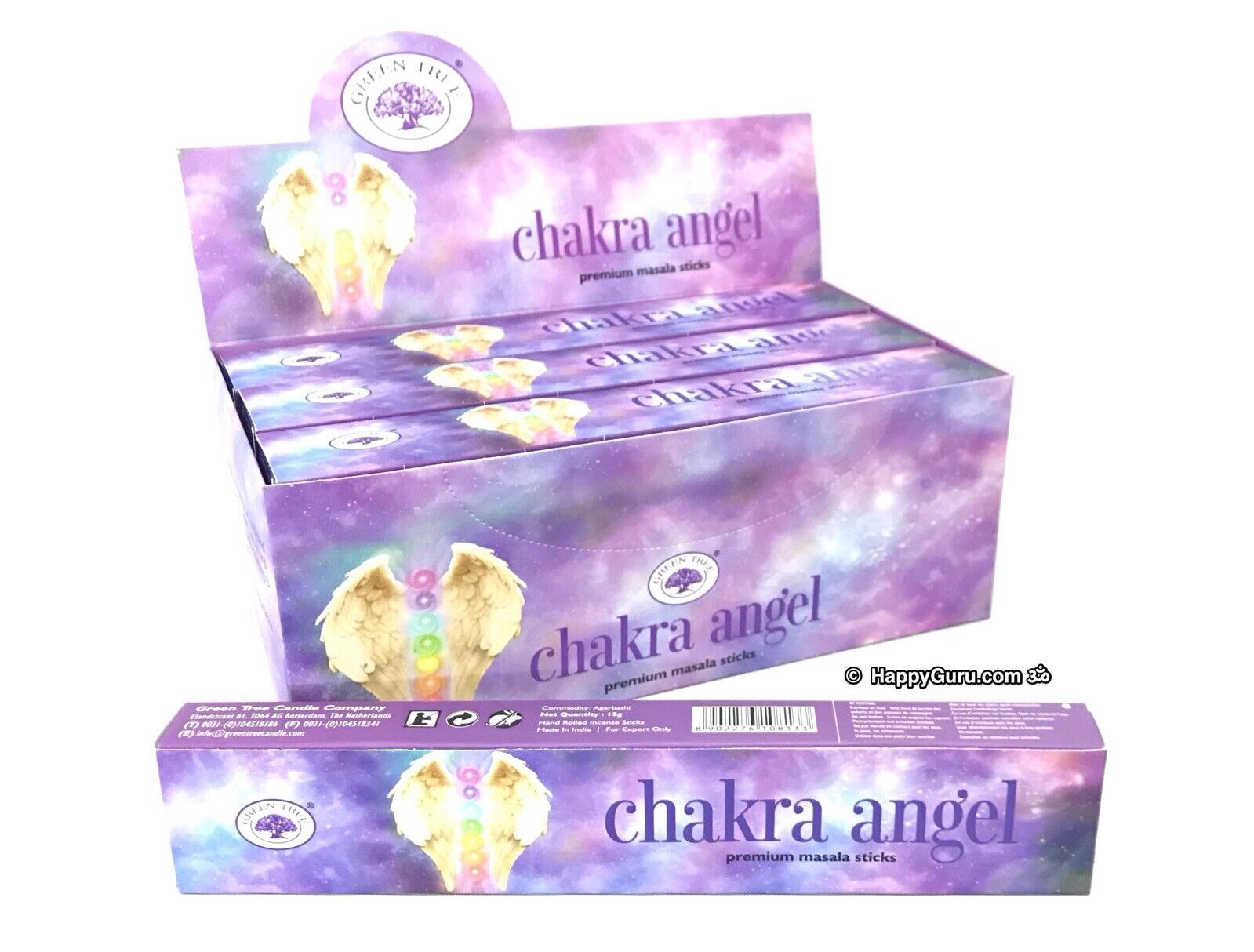 Chakra Angel - Incense Sticks Green Tree Fragrance
