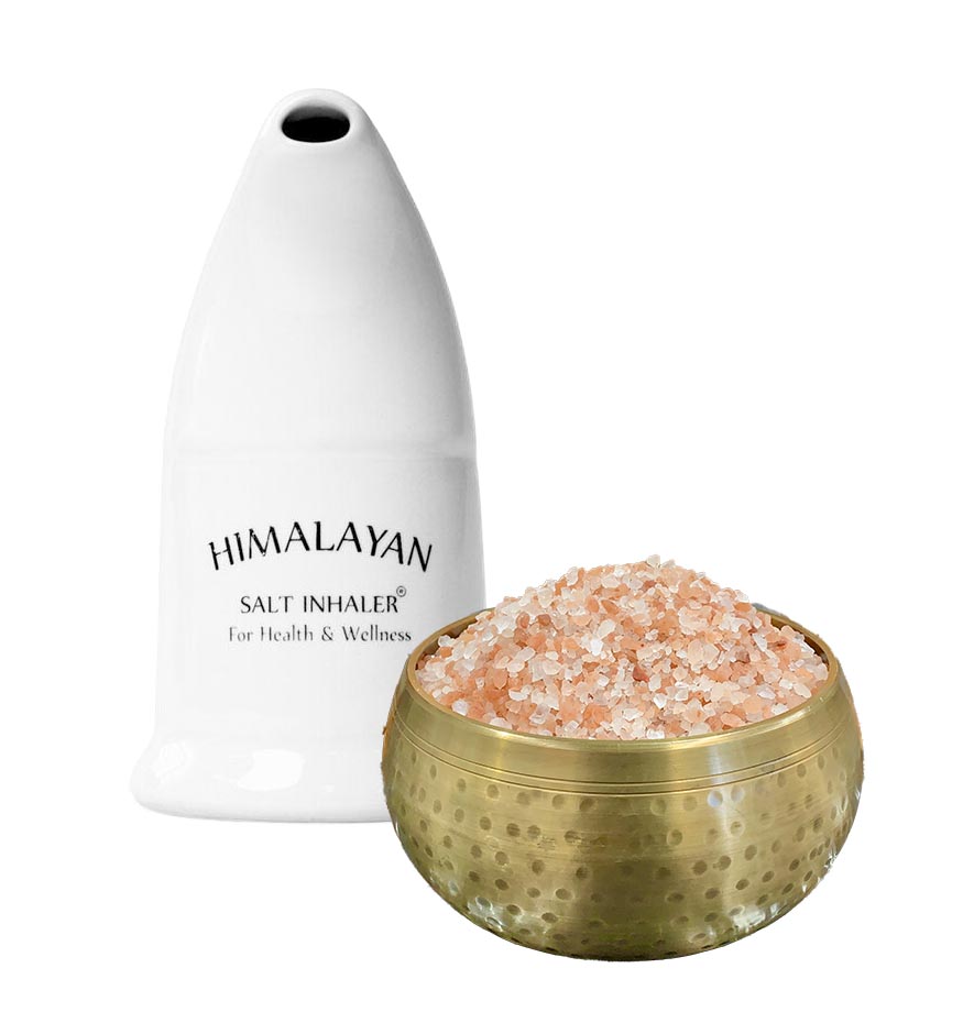 Himalayan Salt Inhaler + 125g Pure Food Grade Himalayan Salt