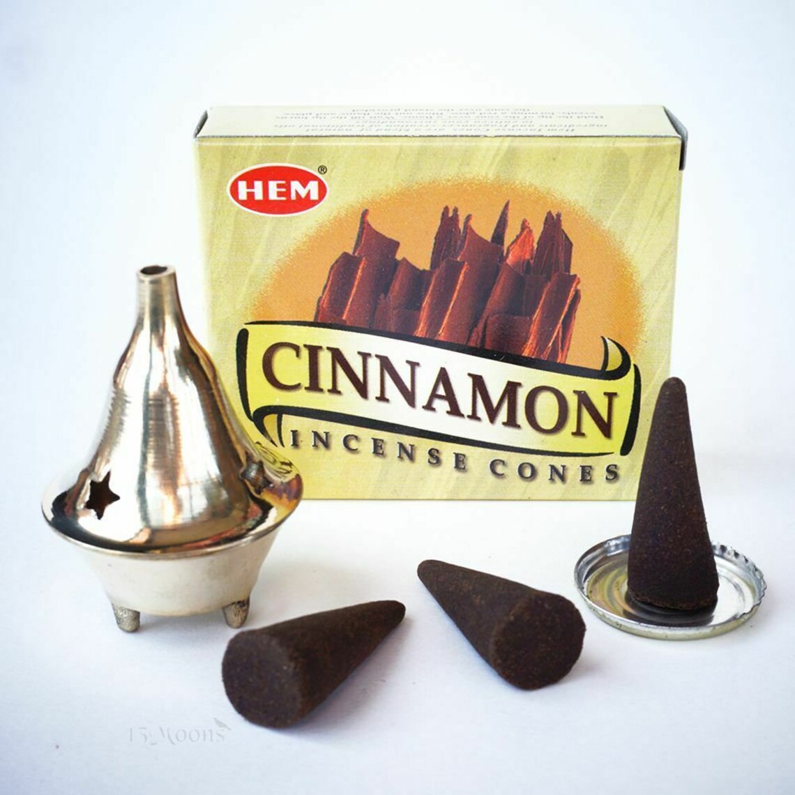 120x Hem Cinnamon Incense Cones