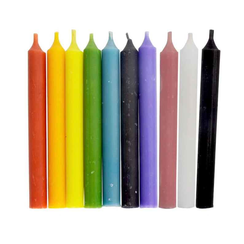 Candle Magic Spell Protection Wicca Candles Rituals - 7 Chakras