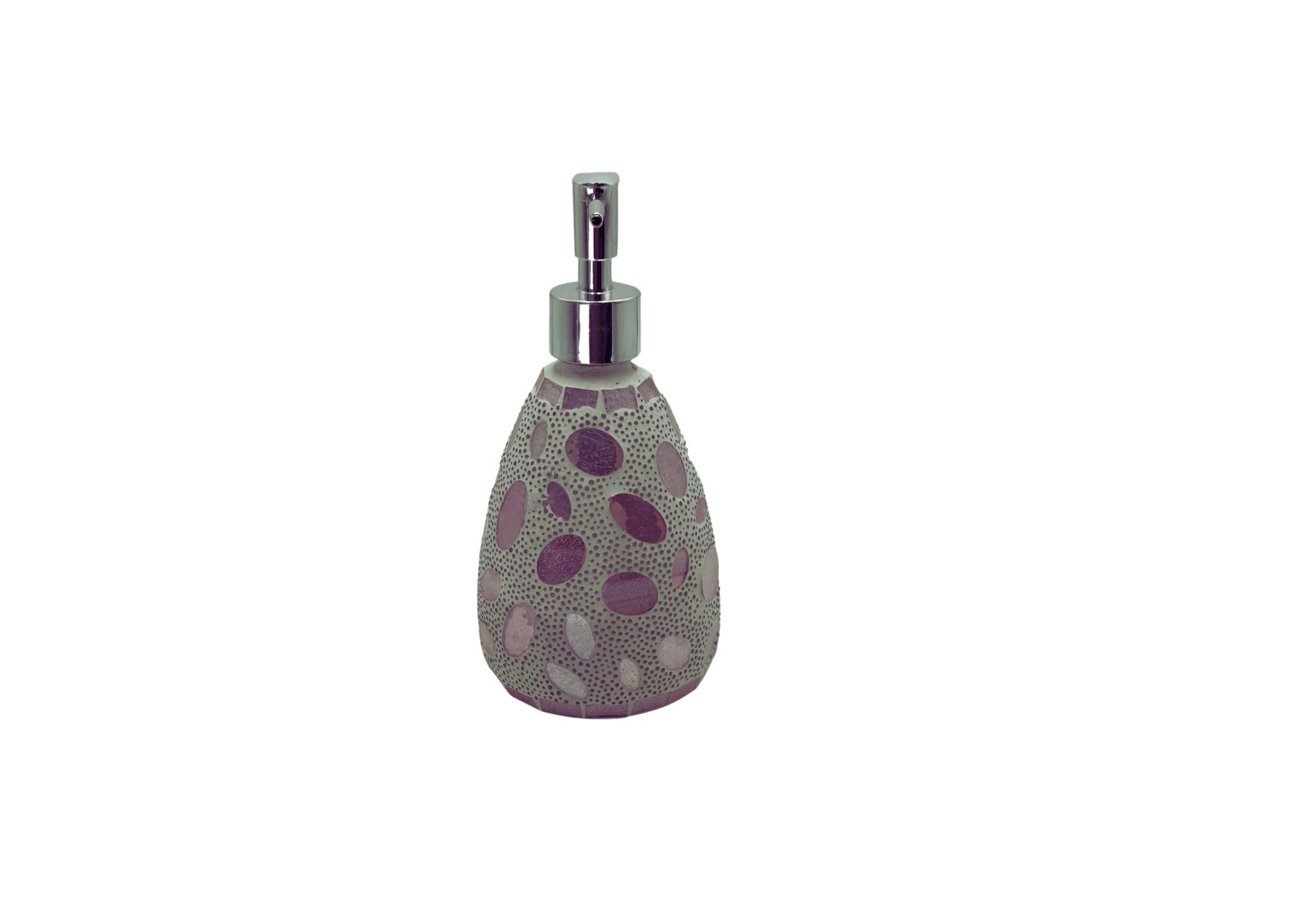 Rose Gold Glass Mosaic Soap Pump