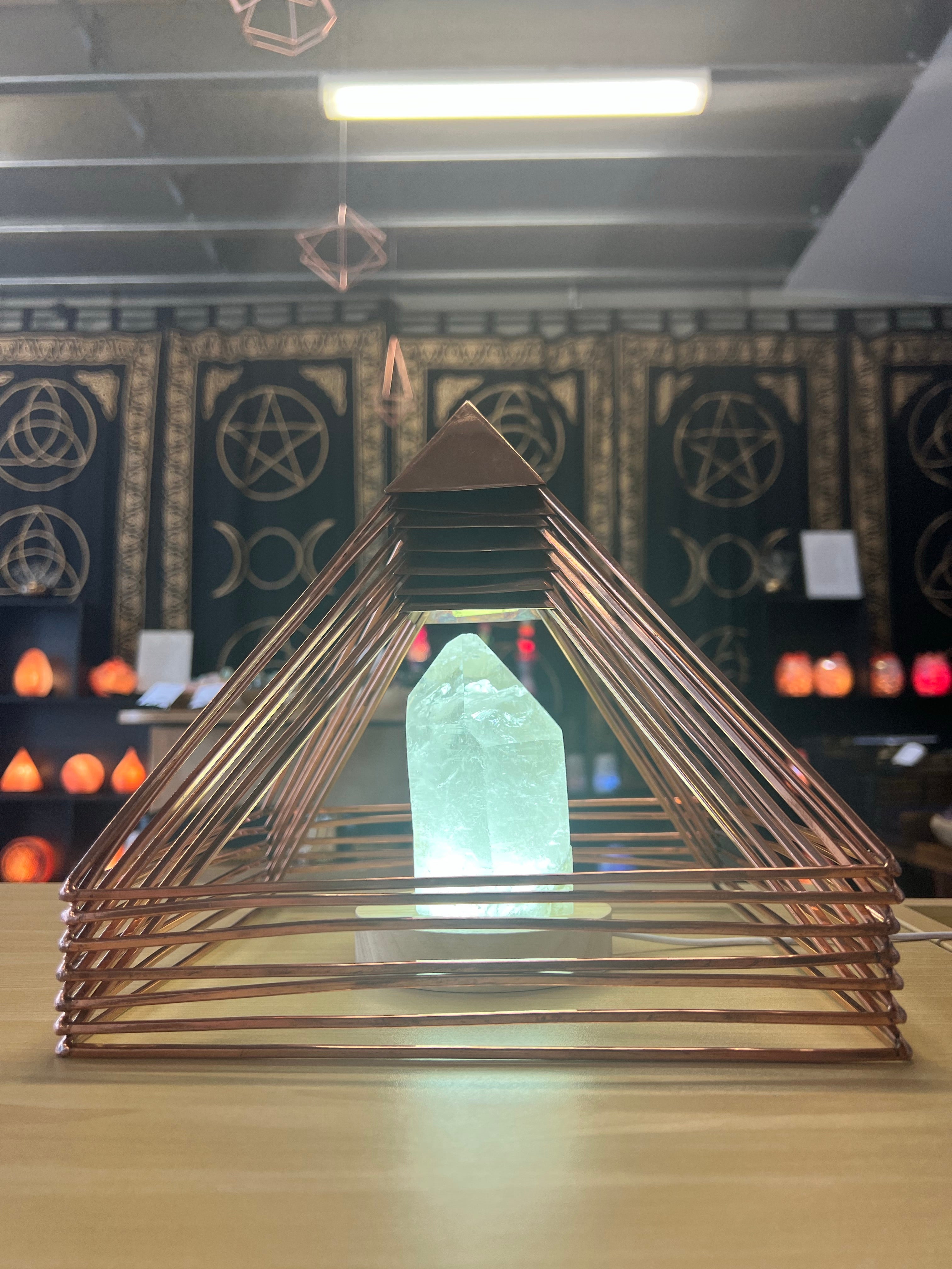 COPPER PYRAMID SPIRITUAL TOOL