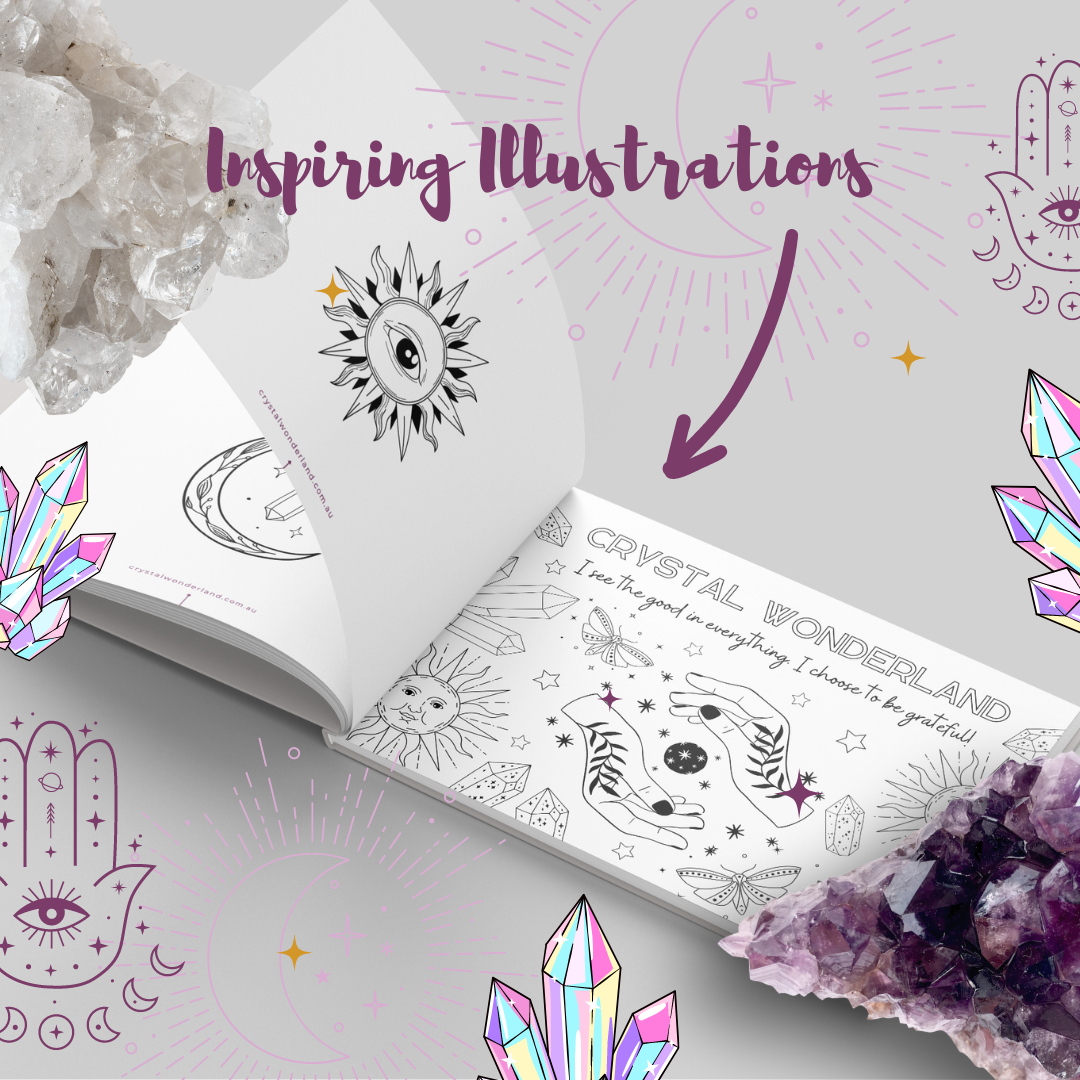 Crystal Wonderland The Magical Colouring & Affirmations Book