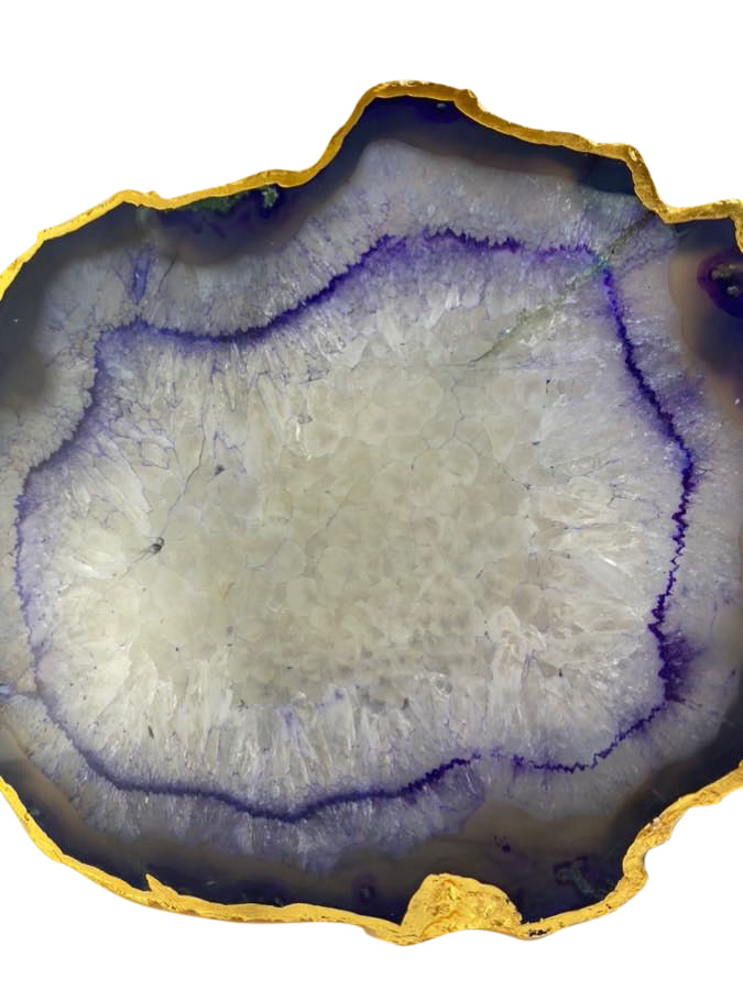 Purple Agate Crystal Plater A - 2KG