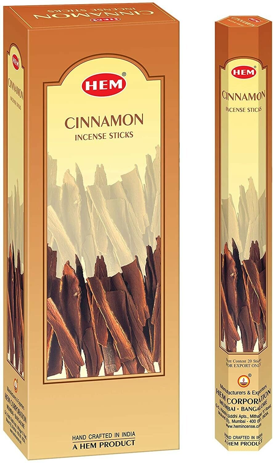 60x HEM Jumbo Cinnamon Incense Sticks