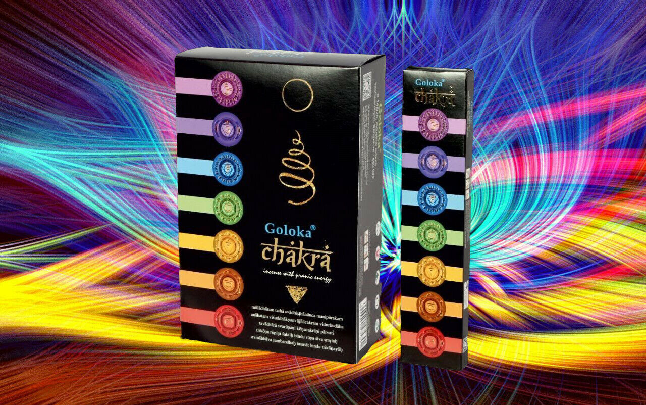 7 Chakras 144 Incense Sticks Goloka