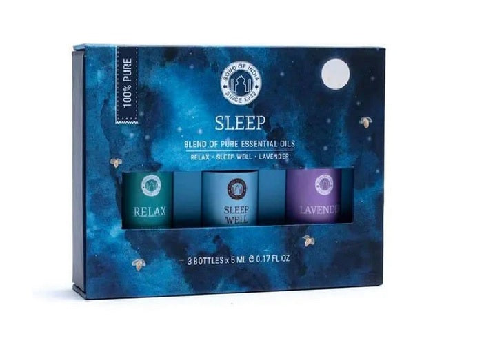 Gift Set Song of India Essential Oil Blend Relax-Sleep Well-Lavender Sleep