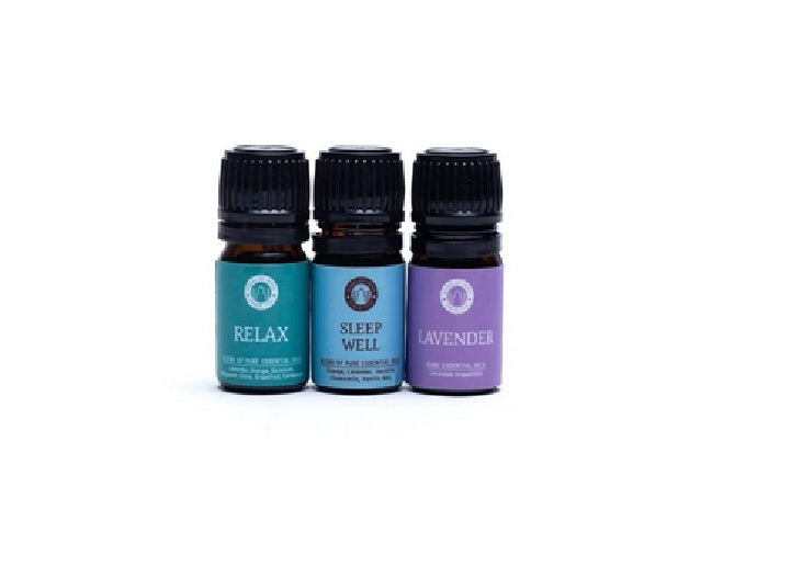 Gift Set Song of India Essential Oil Blend Relax-Sleep Well-Lavender Sleep