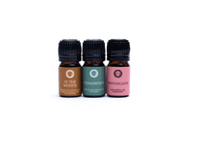 Gift Set Song of India Essential Oil Blend Woods-Cedarwood-Frankincense Woodsy